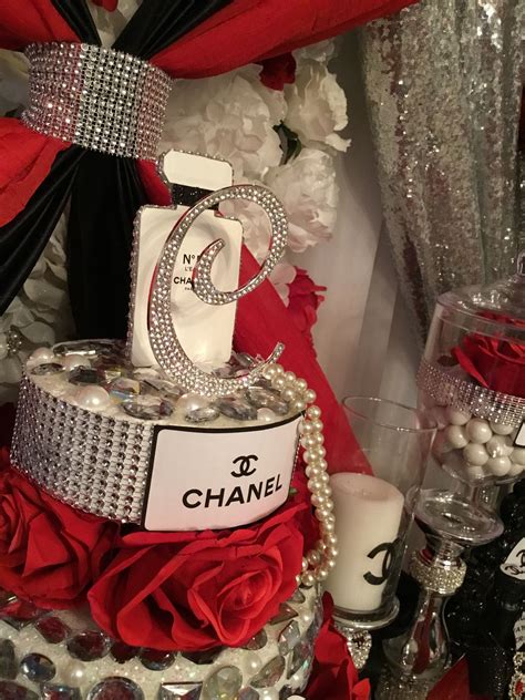 chanel themed party decor.